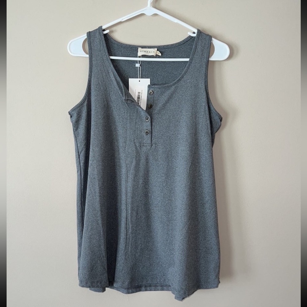 Ninexis Boutique Gray Tank Top Medium